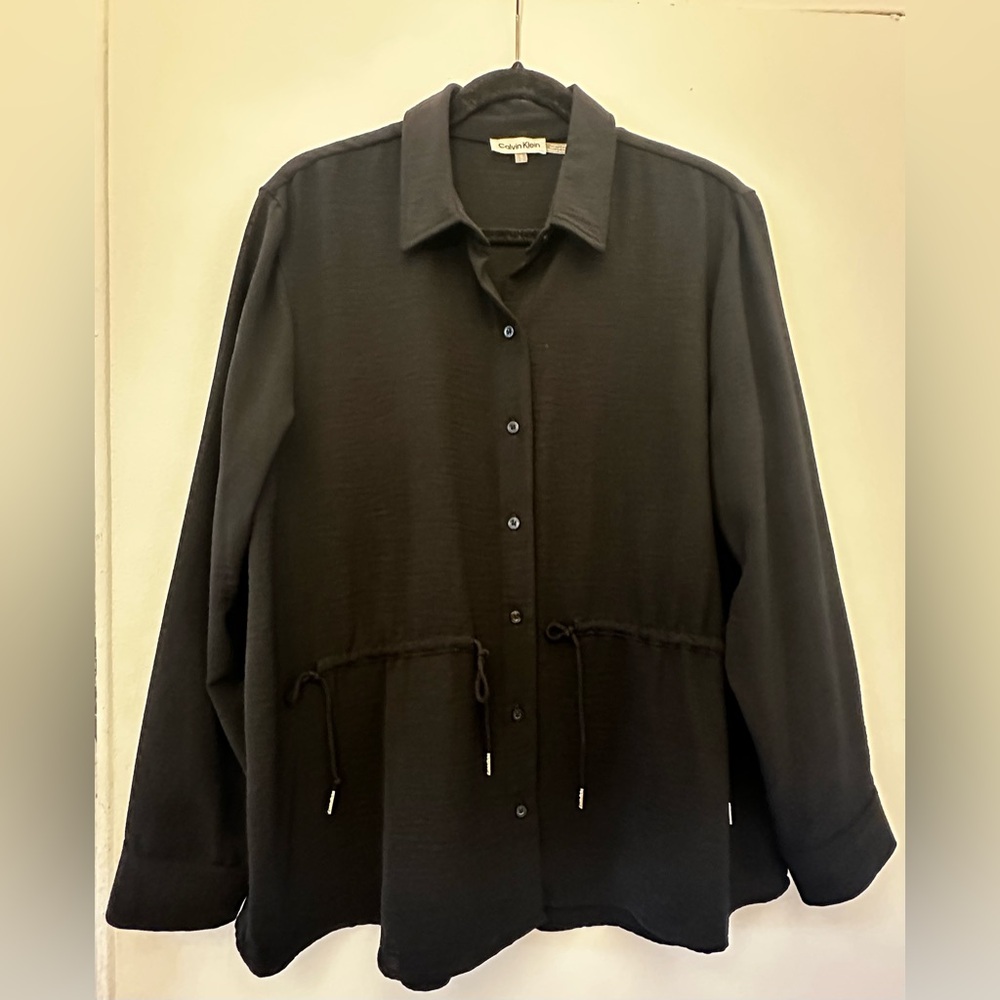 Calvin Klein - Black Button-Up Shirt